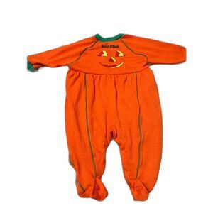 Vintage pumpkin onesie